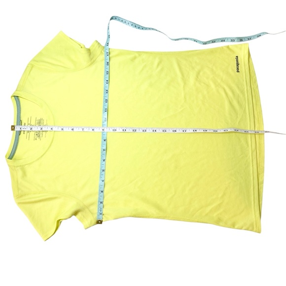 Patagonia Common Threads Women’s Performance Yellow T-Shirt - Picture 10 of 10